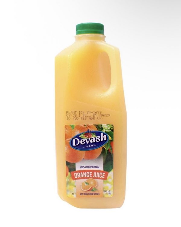 Devash Orange Juice 64oz